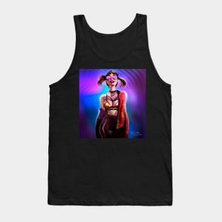 Cyber punk girl Tank Top